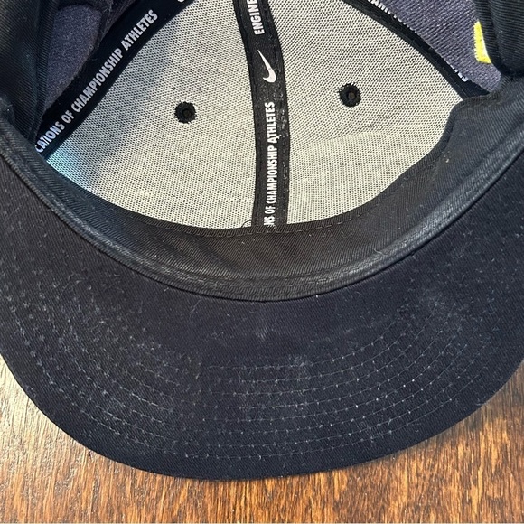 Nike BCS Allstate Sugar Bowl 2012 Championship Michigan Snapback Hat Gray OSFM - Picture 16 of 16